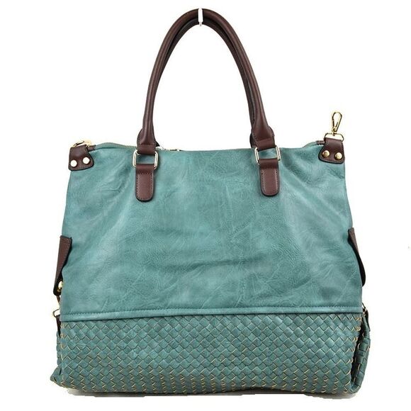 LeMiel Chic Oversized Wooven Tote - Picture 1 of 7